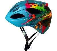 Crazy Safety Cool Splash, bike helmet, junior, blue 54-58cm