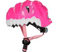 Crazy Safety Dino, bike helmet, junior, pink 49-55cm