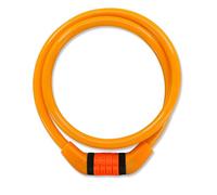 Crazy Safety Orange Children's Bike Lock | Weatherproof Combination Lock for Bicycles | Easy handling | Cable Lock Code Combination| Children's Bicycle Lock Girls and Boys | Bicycle Accessories