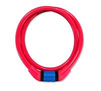 Crazy Safety Pink Children's Bike Lock | Weatherproof Combination Lock for Bicycles | Easy handling | Cable Lock Code Combination| Children's Bicycle Lock Girls and Boys | Bicycle Accessories