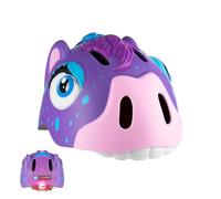 Crazy Safety Purple Horse Kids Bike Helmet | Cycle helmet for children aged 2-7 years for bikes, skateboards, balance bikes, scooters, skates Lightweight and adjustable 3D animal helmet 49-55 cm