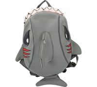 Crazy Safety Shark, backpack, junior, grey S