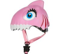 Crazy Safety Shark, bike helmet, junior, pink 49-55cm