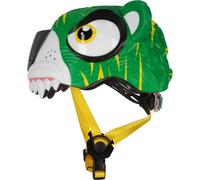 Crazy Safety Tiger, bike helmet, junior, green 49-55cm