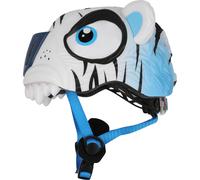 Crazy Safety Tiger, bike helmet, junior, white 49-55cm