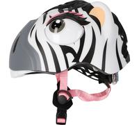 Crazy Safety Zebra, bike helmet, junior, black/white 49-55cm