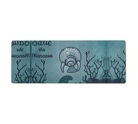 Crazy Save Manatee Desk Protector Mat, Extra Large and Durable Desk Pad with Non-Slip Backing for Home Office Use