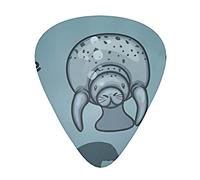 Crazy Save Manatee Guitar Picks - Guitar Accessories - Guitar Picks For Acoustic Guitar Electric Guitar Bass Guitar For Men Women Professional Guitarist Musicians And Beginner