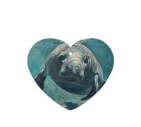 Crazy Save Manatee Printing 10 Pcs Air Freshener Cards,Car Scented Hanging Sheets Air Freshener Set For Car Decoration