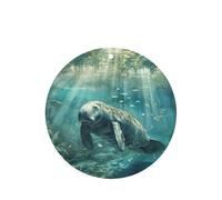 Crazy Save Manatee Printing 10 Pcs Air Freshener Cards,Car Scented Hanging Sheets Air Freshener Set For Car Decoration