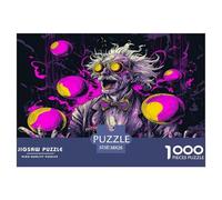 Crazy Scientist Jigsaws 1000 Piece Women, Gifts for Men Classic Educational Games Artistic Style Home Decoration 38x26cm/1000pcs