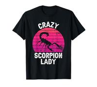 Crazy Scorpion Lady - Retro Scorpion Woman T-Shirt
