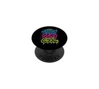 Crazy Sexy Cool Tshirt Funny Women Humor Girl Music Festival PopSockets Adhesive PopGrip
