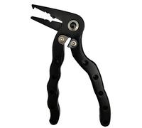 CRAZY SHARK Aluminium Mini Fishing Pliers, Hook Remover, Saltwater Resistant, Tungsten Carbide Cutters, Braid Line Cutters