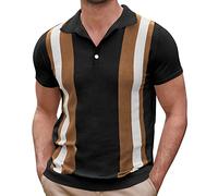Crazy Shirts for Men Mens Shirts Long Sleeve Smart Casual Slim fit Mens Polo Shirts Navy Polo Shirt Mens Mens Shirts Long Sleeve Casual 1964 Gifts v Neck Vests for Men UK Mens Vest Tops