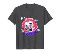 Crazy Sick Sadistic Laughing Clown T-Shirt, Men, Dark Heather Grey, Medium