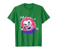 Crazy Sick Sadistic Laughing Clown T-Shirt, Men, Kelly Green, Medium