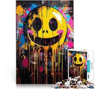 Crazy Smiles Galore1000 Piece Jigsaws for teenagers Brain intelligence challenge addictive toys wall decoration 38x26cm