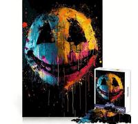 Crazy Smiles Vibrant Hues 1000 Piece Jigsaw Puzzles for Adults Jigsaw Sharp Brain Good Thick Family Pastime Classic Xmas Gift (38x52cm)