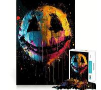 Crazy Smiles Vibrant Hues 1000 Piece Jigsaws for Adults Puzzle Unwind Game Sharp Edge Playful Challenge Home Accent (50x75cm)