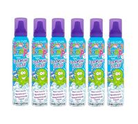 Crazy Soap Foaming Soap 225ml - Blue - This Mild And Gentle Crazy Foam Is Perfect For Kids Bathtime! - Dermatologically Tested - Pack Of 6