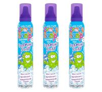 Crazy Soap Foaming Soap - 225ml x Pack of 3 - Blue - Mild and Gentle Perfect for Kids Bathtime - Dermatologically Tested