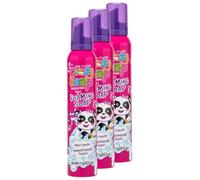 Crazy Soap Foaming Soap - 225ml x Pack of 3 - Pink Dermatologically Tested - Mild and Gentle - Perfect For Kids Bathtime