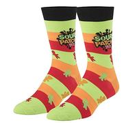Crazy Socks - Sour Patch Kids Crew Socks - Official Candy Graphic Merch - Large Size Polyester Blend - Fun Novelty Gift Socks for Men & Women