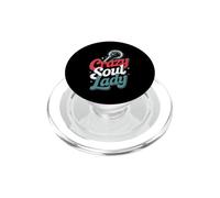 Crazy Soul Lady Music Enthusiast Design PopSockets PopGrip for MagSafe