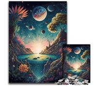 Crazy Space Landscape 1000 Pieces Puzzles for Adults Impossible Jigsaw Puzzles for Adults for Holidays, Birthdays, And Family Game Nights 26X38CM/10.23x14.96inch