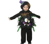 FANCY DRESS COSTUME # CHILDS HALLOWEEN CRAZY SPIDER TODDLER T2 AGE 3-4 YEARS