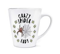 Crazy Spider Lady Stars 12oz Latte Mug Cup
