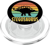 Crazy Stegosaurus Dinosaurs Gift for Park & Jurassic Lovers PopSockets PopGrip for MagSafe