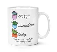 Crazy Succulent Lady 10oz Mug Cup