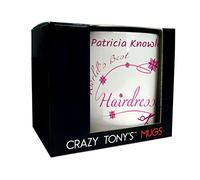 CRAZY TONY'S Beauticians Personalised Mug Thank You Good Luck Daughter Mum Hairdresser Gift