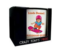 CRAZY TONY'S Girls Personalised Skateboarding Gifts Skateboarder Mug Skateboard Queen Present
