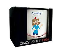 CRAZY TONY'S Ladies Qualified Nurse Mug Congratulations Well Done Daughter Wife Nurse Gift