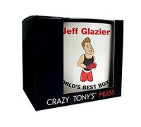 CRAZY TONY'S Mens Worlds Best Boxer Personalised Mug Son Boyfriend dad Birthday Boxing Gift