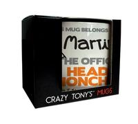 CRAZY TONY'S Office Head Honcho Mug Personalised Gift for Boss Funny Manager Team Present