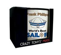 CRAZY TONY'S Personalised Sailing Mug Any Occasion Grandad Husband Worlds Best Sailor Gift