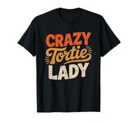 Crazy Tortie Lady Tortoiseshell Cat Mom Self Aware Humor T-Shirt