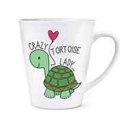 Crazy Tortoise Lady 12oz Latte Mug Cup