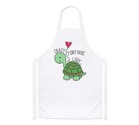 Crazy Tortoise Lady Chefs Apron
