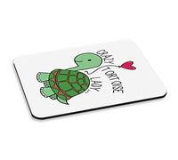 Crazy Tortoise Lady PC Computer Mouse Mat Pad