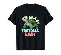 Crazy Tortoise Lady Turtle Ocean Animal T-Shirt