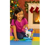 Crazy Unicorn Family Board Game, Interactive Push Style Gameplay, White and Purple Design, 27 x 6 x 27cm, for Ages 3+, 2+ Players