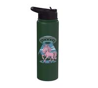 Crazy Unicorn UFO Abduction Conspiracy Theory Stainless Steel Insulated Water Bottle