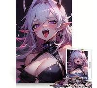Crazy Vampiress Ophelia 1000 Pieces Puzzles for Teenagers DownTime Game Smooth Connection Real Challenge Santa Surprise (50x75cm)