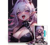 Crazy Vampiress Ophelia 1000 Pieces Puzzles for Teenagers DownTime Game Smooth Connection Real Challenge Santa Surprise (50x75cm)