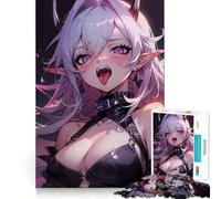 Crazy Vampiress Ophelia Jigsaws 1000 Pieces for Teenagers Decompress Smooth Cut Fun Challenge Perfect Art (38x52cm)
